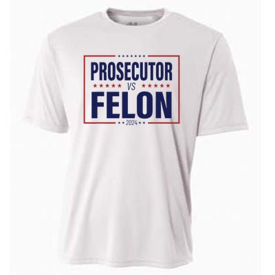 Funny Voting Election 2024 Usa The Prosecutor Vs The Felon Cooling Performance Crew T-Shirt