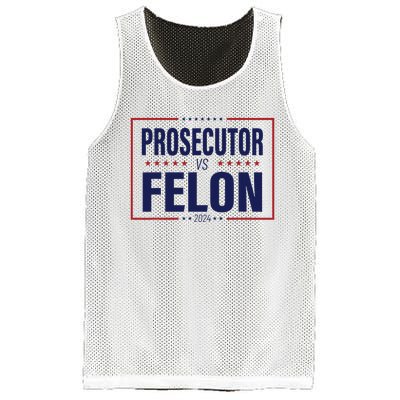 Funny Voting Election 2024 Usa The Prosecutor Vs The Felon Mesh Reversible Basketball Jersey Tank