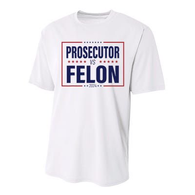 Funny Voting Election 2024 Usa The Prosecutor Vs The Felon Performance Sprint T-Shirt