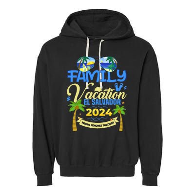 Family Vacation El Salvador 2024 Cruise Summer Garment-Dyed Fleece Hoodie