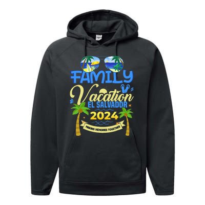 Family Vacation El Salvador 2024 Cruise Summer Performance Fleece Hoodie