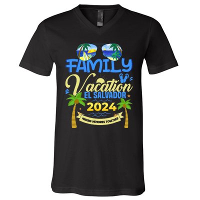 Family Vacation El Salvador 2024 Cruise Summer V-Neck T-Shirt