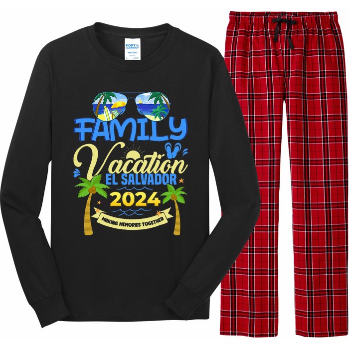 Family Vacation El Salvador 2024 Cruise Summer Long Sleeve Pajama Set