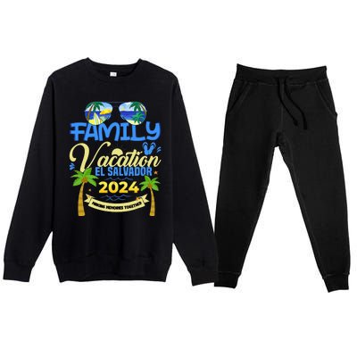 Family Vacation El Salvador 2024 Cruise Summer Premium Crewneck Sweatsuit Set