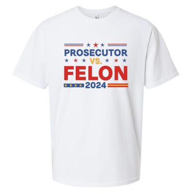 Funny Voting Election 2024 Prosecutor Vs Felon Sueded Cloud Jersey T-Shirt