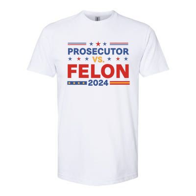 Funny Voting Election 2024 Prosecutor Vs Felon Softstyle CVC T-Shirt