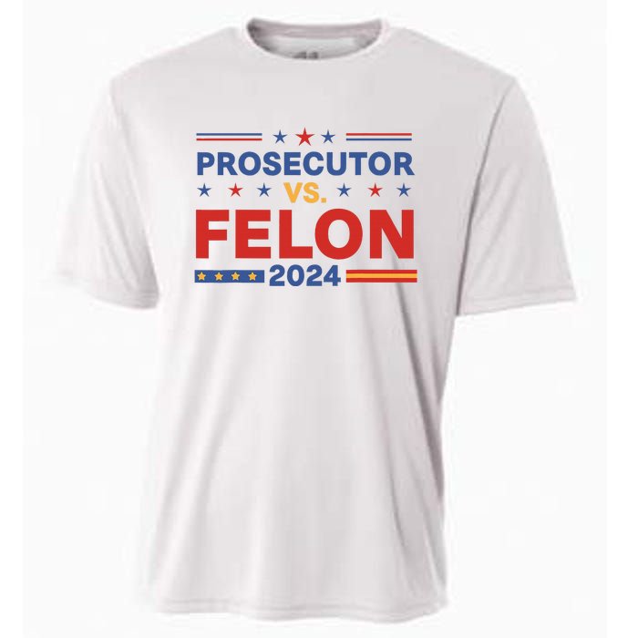 Funny Voting Election 2024 Prosecutor Vs Felon Cooling Performance Crew T-Shirt