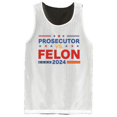 Funny Voting Election 2024 Prosecutor Vs Felon Mesh Reversible Basketball Jersey Tank