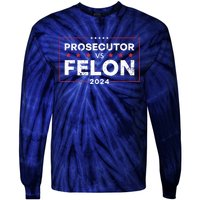 Funny Voting Election 2024 Tie-Dye Long Sleeve Shirt