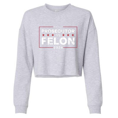 Funny Voting Election 2024 Cropped Pullover Crew