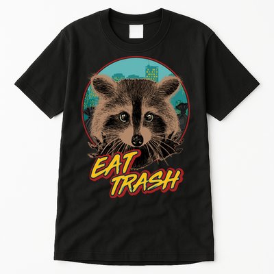 Funny Vintage Eat Trash Raccoon Tall T-Shirt
