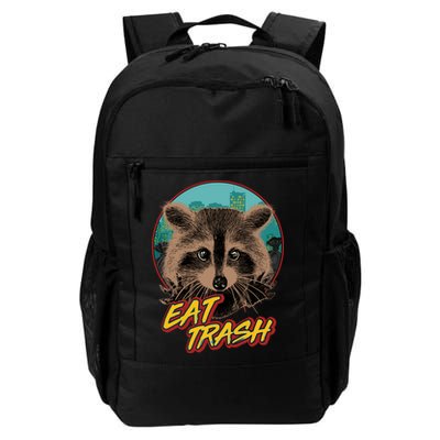 Funny Vintage Eat Trash Raccoon Backpack