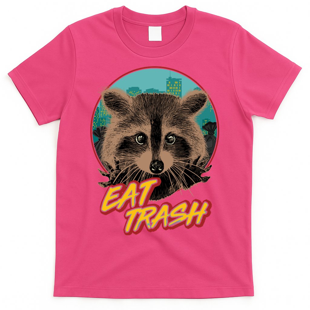 Funny Vintage Eat Trash Raccoon T-Shirt