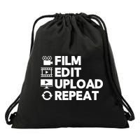 Funny Video Editing Gift Film Making Gift For Video Editor Drawstring Bag