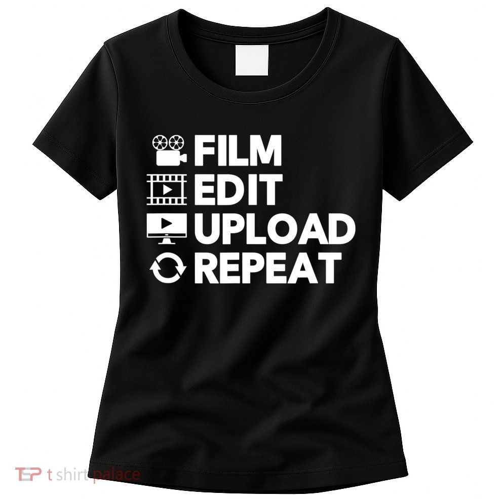 Funny Video Editing Gift Film Making Gift For Video Editor Womens T-Shirt