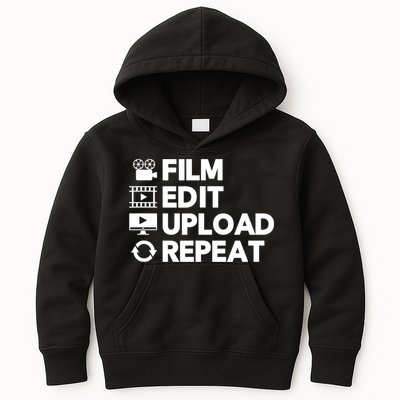 Funny Video Editing Gift Film Making Gift For Video Editor Kids Hoodie