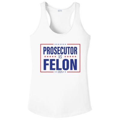 Funny Voting Election 2024 Usa The Prosecutor Vs The Felon Ladies PosiCharge Competitor Racerback Tank