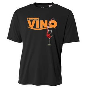 Finding Vino For Wine Lovers Cooling Performance Crew T-Shirt