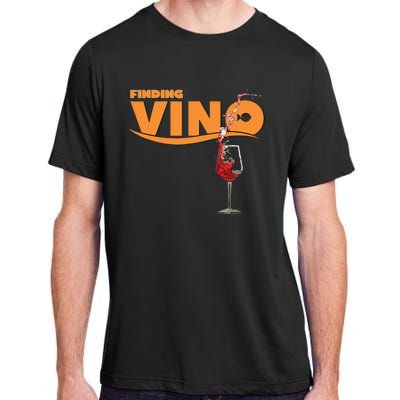 Finding Vino For Wine Lovers Adult ChromaSoft Performance T-Shirt