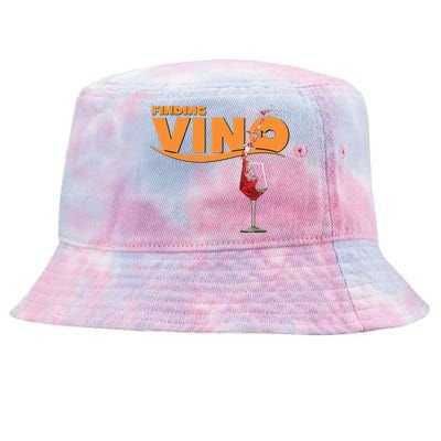 Finding Vino For Wine Lovers Tie-Dyed Bucket Hat