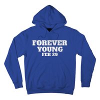 Funny Vintage Forever Young February 29th Leap Year 2024 Hoodie