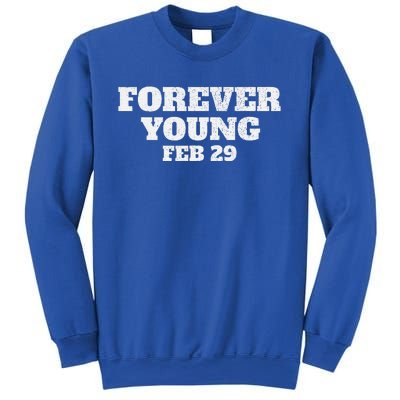 Funny Vintage Forever Young February 29th Leap Year 2024 Sweatshirt