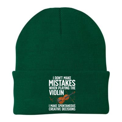 Funny Violin For Men Women Violin Player Orchestra Teacher Knit Cap Winter Beanie