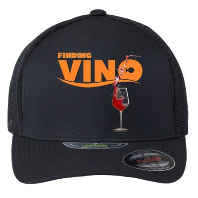 Finding Vino For Wine Lovers Flexfit Unipanel Trucker Cap