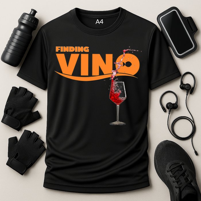 Finding Vino For Wine Lovers Performance Shirt
