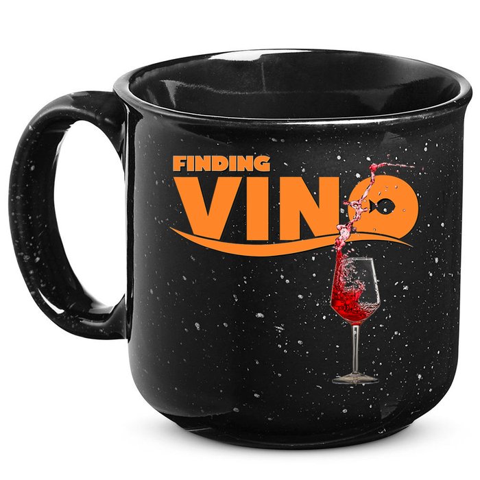 Finding Vino For Wine Lovers 15oz Campfire Ceramic Mug