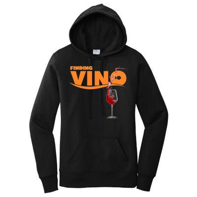 Finding Vino For Wine Lovers Women's Pullover Hoodie