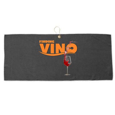 Finding Vino For Wine Lovers Large Microfiber Waffle Golf Towel