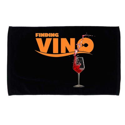 Finding Vino For Wine Lovers Microfiber Hand Towel