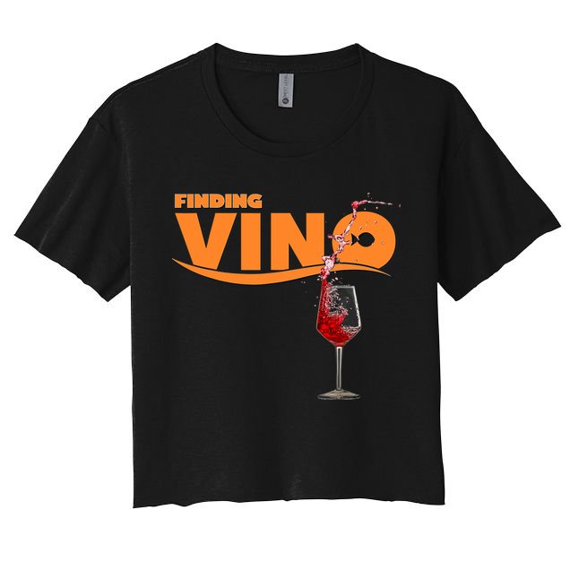 Finding Vino For Wine Lovers Crop Top