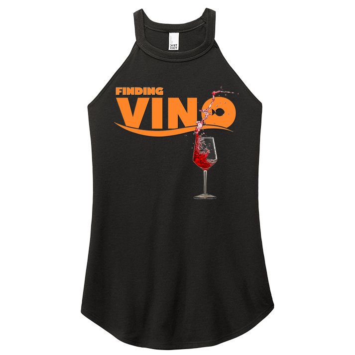 Finding Vino For Wine Lovers Women's Perfect Tri Rocker Tank