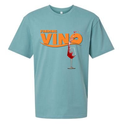 Finding Vino For Wine Lovers Sueded Cloud Jersey T-Shirt