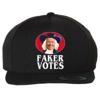 Faker Votes Funny Joe Biden Election Wool Snapback Cap