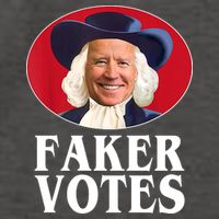 Faker Votes Funny Joe Biden Election Vector Backpack
