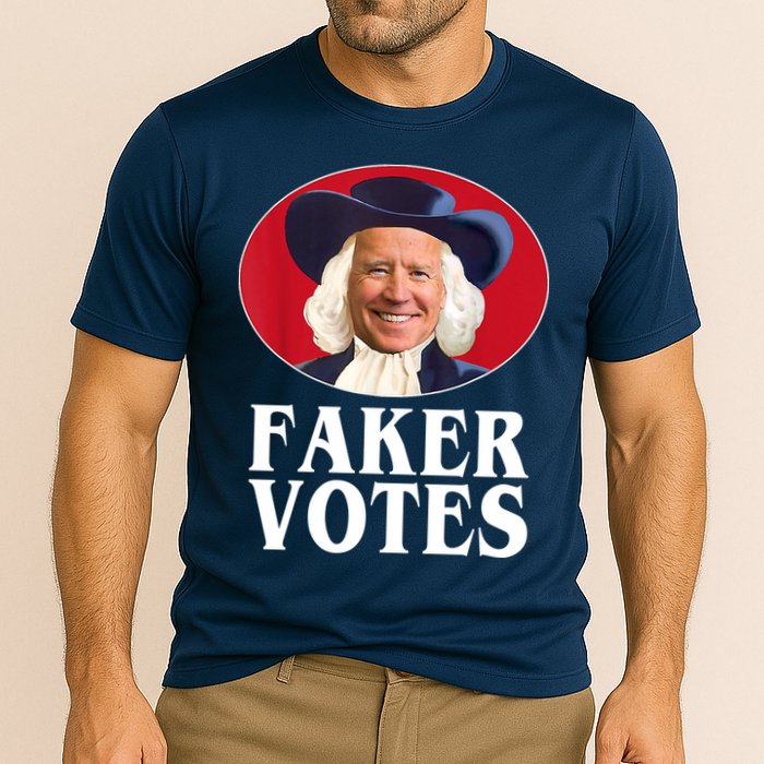 Faker Votes Funny Joe Biden Election Cooling Performance Crew T-Shirt