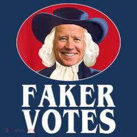 Faker Votes Funny Joe Biden Election Sustainable Bucket Hat