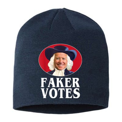 Faker Votes Funny Joe Biden Election Sustainable Beanie