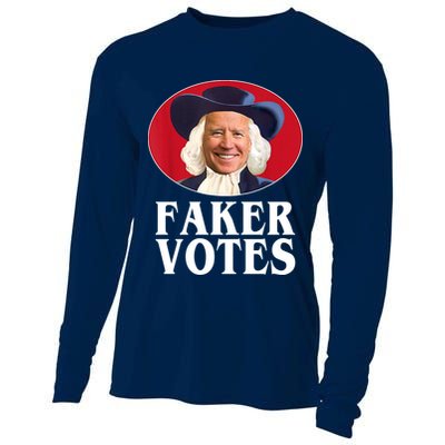 Faker Votes Funny Joe Biden Election Cooling Performance Long Sleeve Crew