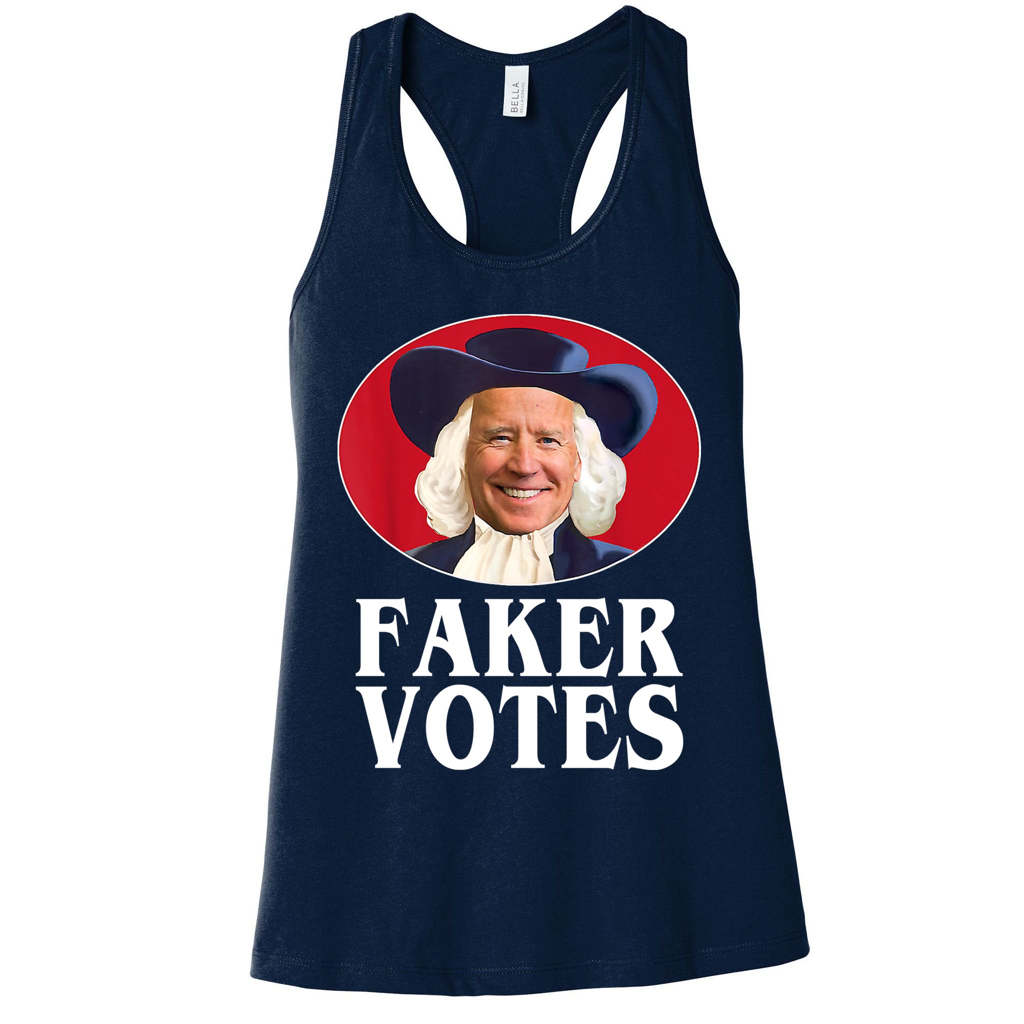 Faker Votes Funny Joe Biden Election Womens Tank Top