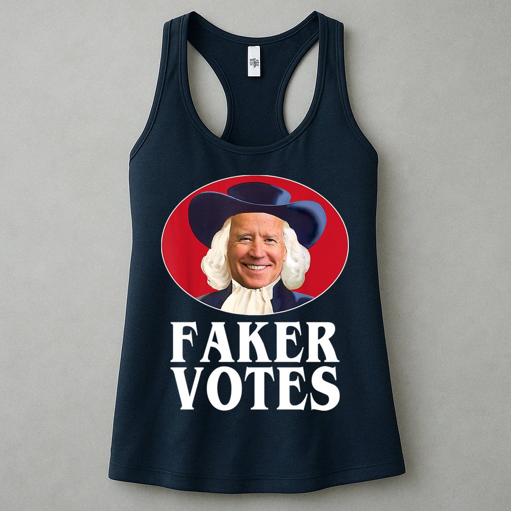 Faker Votes Funny Joe Biden Election Womens Tank Top
