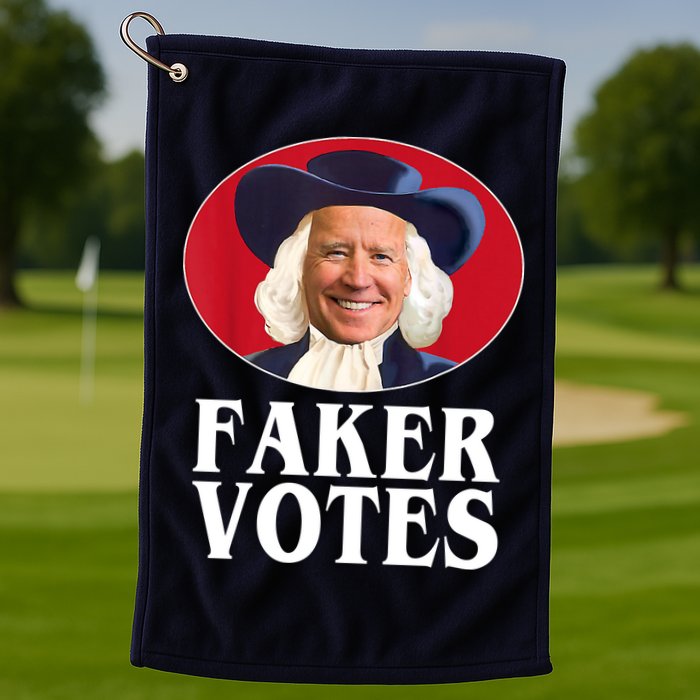 Faker Votes Funny Joe Biden Election Golf Towel