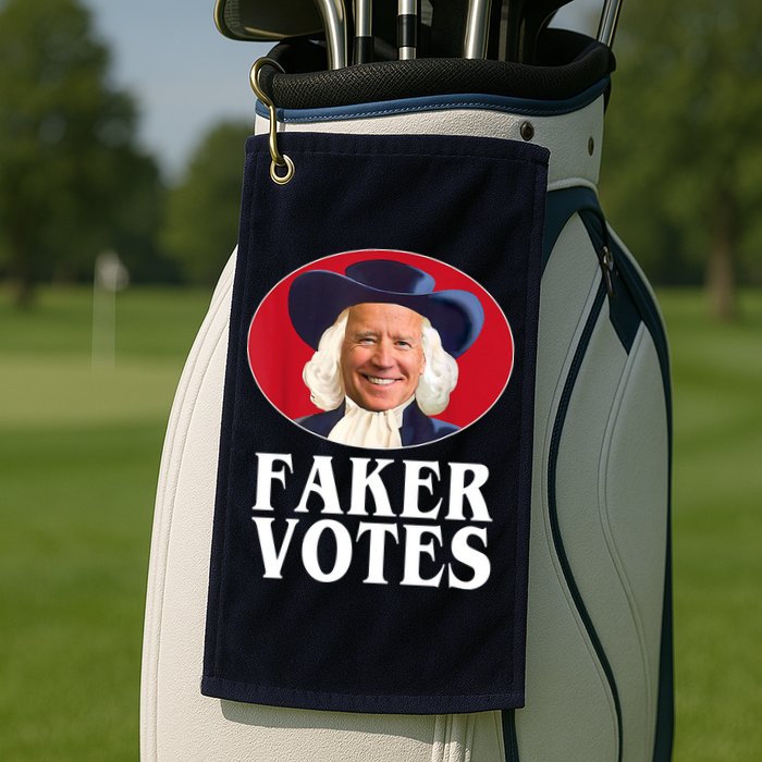 Faker Votes Funny Joe Biden Election Golf Towel