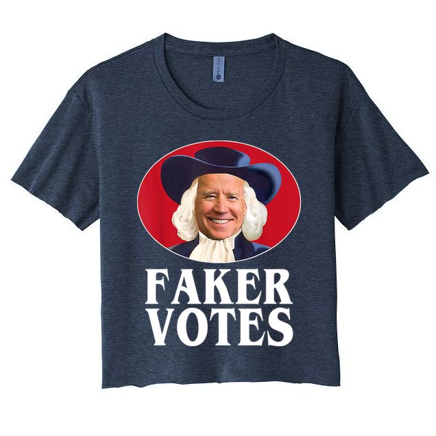 Faker Votes Funny Joe Biden Election Crop Top