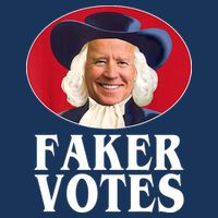 Faker Votes Funny Joe Biden Election Kids T-Shirt