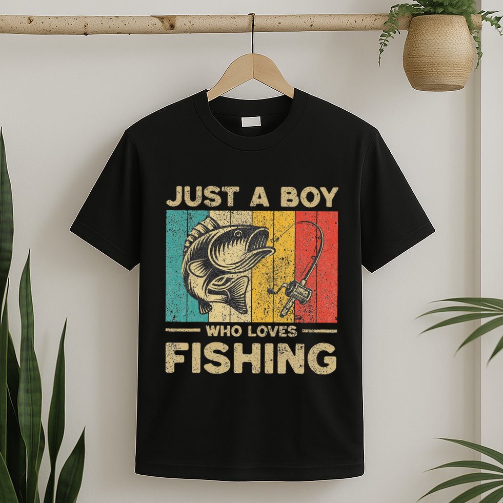 Funny Vintage Fishing Jokes Fisherman Bass Fish T-Shirt