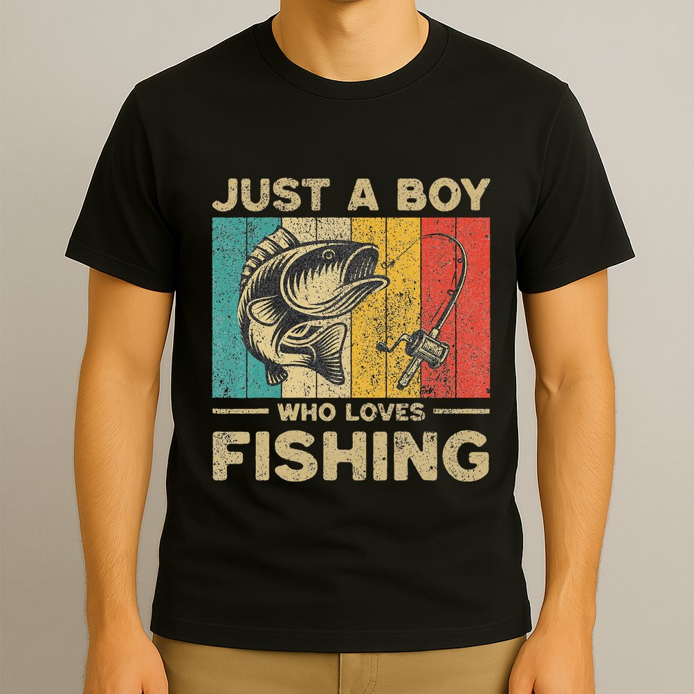 Funny Vintage Fishing Jokes Fisherman Bass Fish T-Shirt